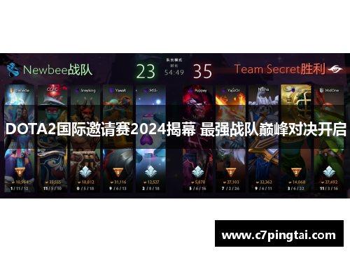 DOTA2国际邀请赛2024揭幕 最强战队巅峰对决开启